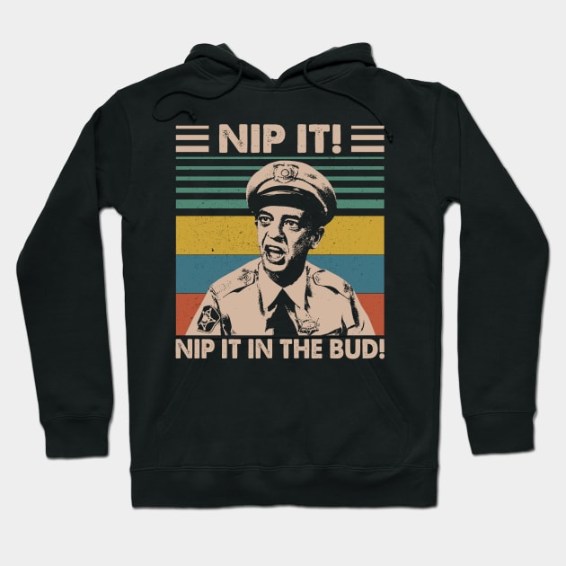 Retro Nip It In The Bud! Hoodie by Anthropomorphic